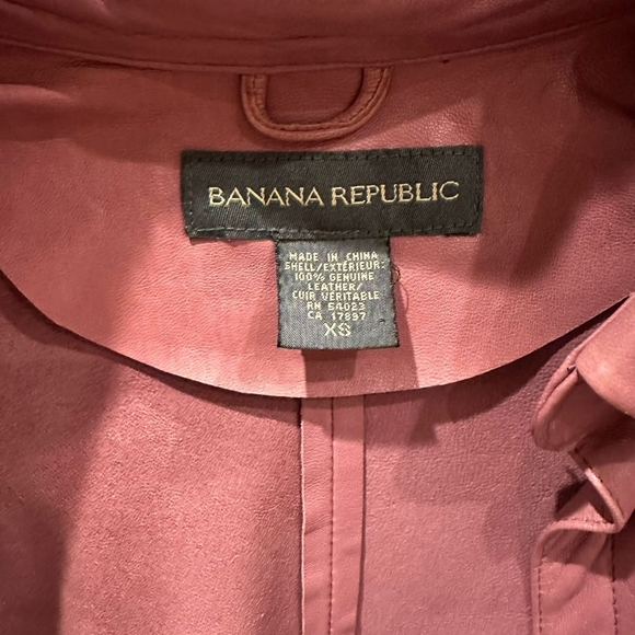 Banana Republic leather jacket - Picture 4 of 6